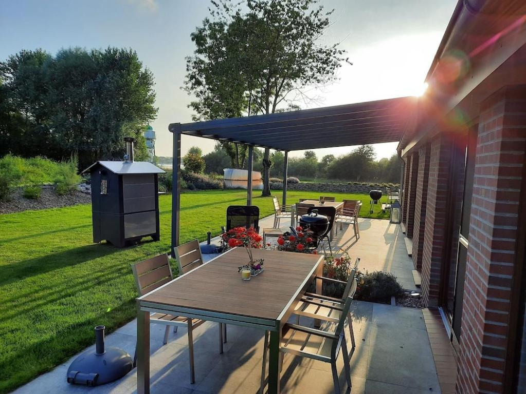 Ferienwohnung Sonnenaufgangsgenuss Harriersand Schwanewede Εξωτερικό φωτογραφία